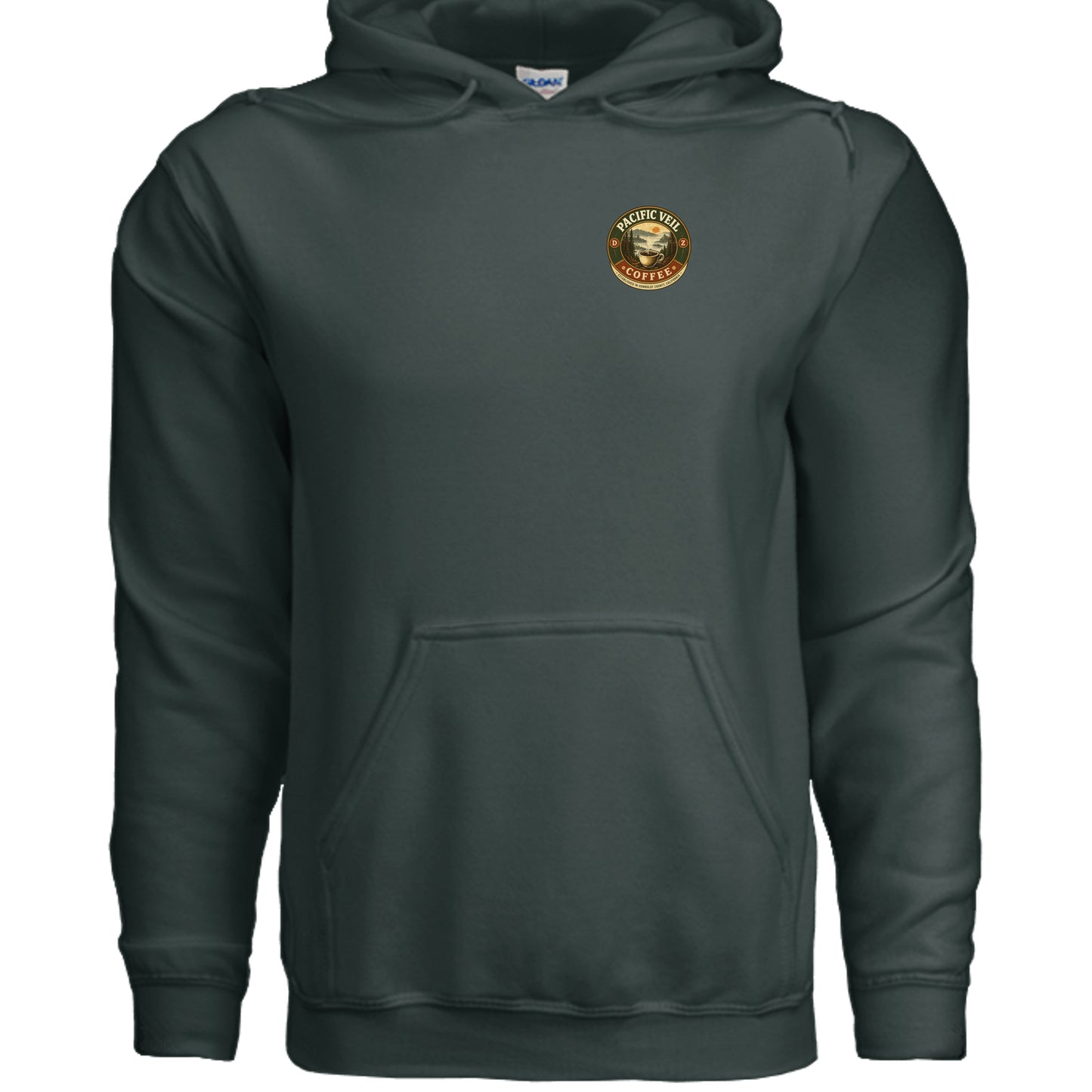 Fan Charcoal Heather - G185 - FRONT